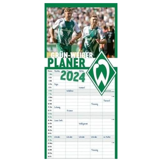 grün-weißer Planer 2024
