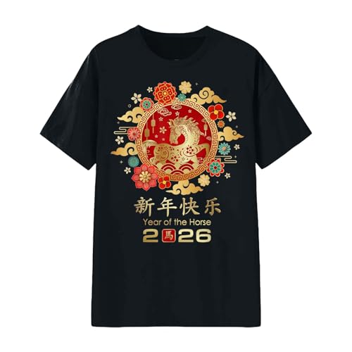 T-shirt graphique col rond pour homme en mélange de coton doux au quotidien