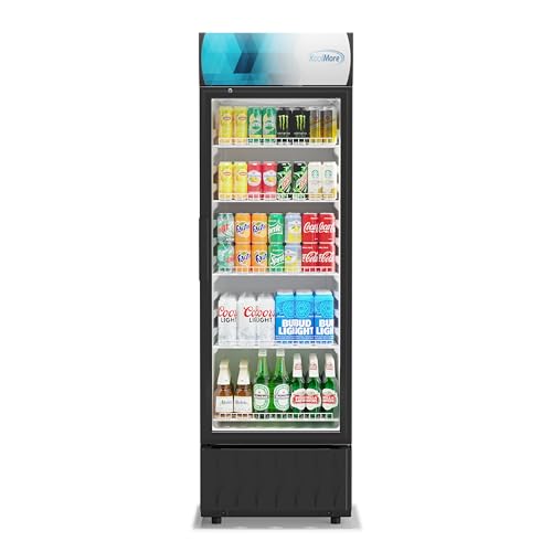 Image of KoolMore MDR-9CP Display-Refrigerator, 9 cu.ft. Single Swing Door, Black