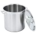 pedkit Olla de Gran Capacidad Olla Cacerolas Baterías de Cocina de Acero Inoxidable 50 L 40x40 cm