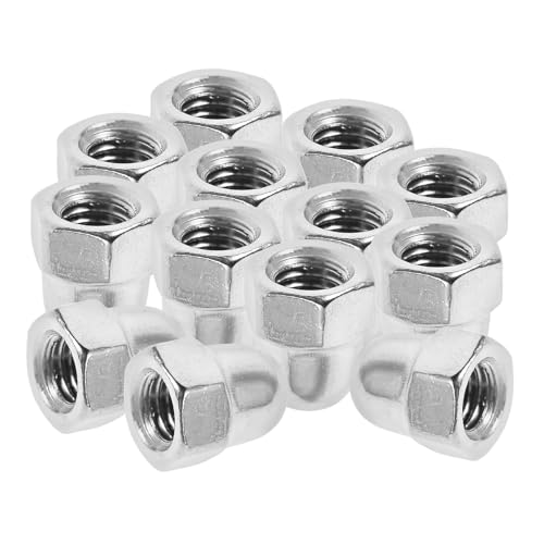 PRETYZOOM 20pcs M5 304 Stainless Steel Dome Head Acorn Nuts Metal Bolt Caps Protective Nut Covers for Industrial Fastening Applications