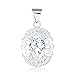 Produktbild ORDO Diamonds® Silberanhänger 925, ovaler klarer Zirkon, Silber 925, kleine Steine, polierte Oberfläche, ovaler Mahlzirkon, Schmetterling, gepunzt, 2.4g