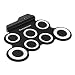 ammoon Digital electrónico Roll Up Drum Set Kit 7 Silicon Drum Pads...