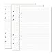 SKYDUE A5 Papier Kariert,135 Blätter Ringbuch A5 Nachfüllbar, Ringbucheinlagen A5 Kariert 21x14.2cm, A5 Papier Für 6-Loch Ringbücher, Ringbucheinlagen A5 Für A5 Ringbuch