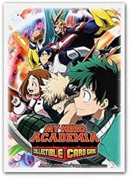 my hero academia card sleeves Amazon.com: My Hero Academia Collectible Card Game Plus Ultra Fight Card  Sleeves | 100 Dragon Shield Art Sleeves | Card Game Holder | PVC and  Acid-Free