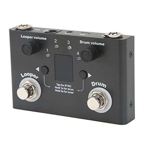 Pedal Drum Looper con Tuner y Almacenamiento miniatura 3