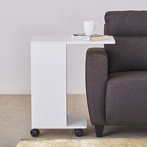 Image of Home Centre | Helios Reynan Portable End Table | Side Table for Living Room | White
