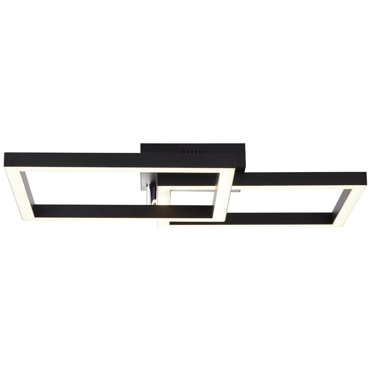 Brilliant Lampe, Kjorn LED Deckenleuchte 2flg schwarz, Metall/Kunststoff, 1x 33W LED integriert, (3300lm, 3000K), A+
