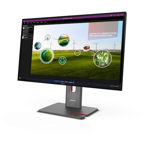 Lenovo ThinkVision P27Q 40 Écran LED 27 2560 x 1440 QHD @ 120 Hz IPS 350 cdm² 1500:1 HDR10 4 ms HDMI DisplayPort eclipse - vue 4