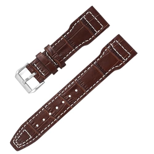 Remplacer un bracelet usé avec ce bracelet montre en cuir à rivets pour IWC