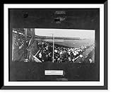Historic Framed Print, National League Park, Chicago, Cubs vs. Giants, Aug. 30, 1908, 17-7/8" x 21-7/8"