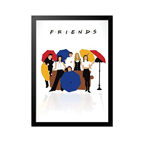 Quadro Poster Seriado Friends Guarda Chuva 33x23cm