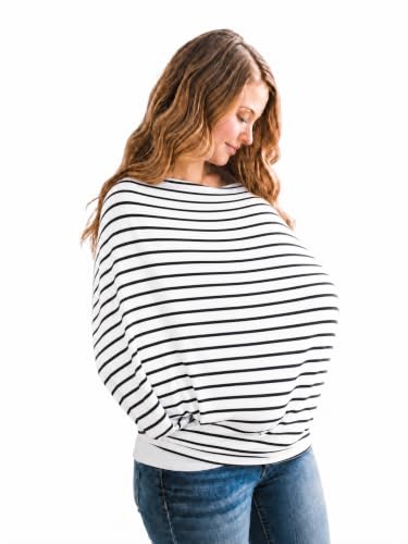 Image of Copper Pearl Nursing Cover for Breastfeeding – Multi-Use Baby Car Seat Cover, Stroller Cover & Breast Feeding Cover Up for Women, Stretchy Breathable High Quality Cover for Boy or Girl, City