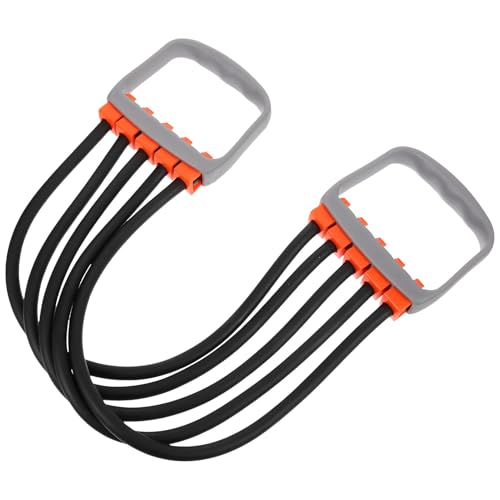 GARVALON Professioneller Fitness latzug Expander mit Griff Robuster Trainingszugband für Muskelaufbau und Rehabilitation Leichtes Sportgerät für Zuhause und Unterwegs Geeignet für Pilates GARVALON Professioneller Fitness latzug Expander mit Griff Robuster Trainingszugband für Muskelaufbau und Rehabilitation Leichtes Sportgerät für Zuhause und Unterwegs Geeignet für Pilates