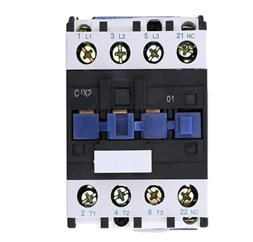 Contactor trifásico CJX2-2501 con contacto 1NC y bobina estable de 110V