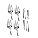Black Menba Sweet Candy Buffet Ice Tongs & Scoops (4 sets)