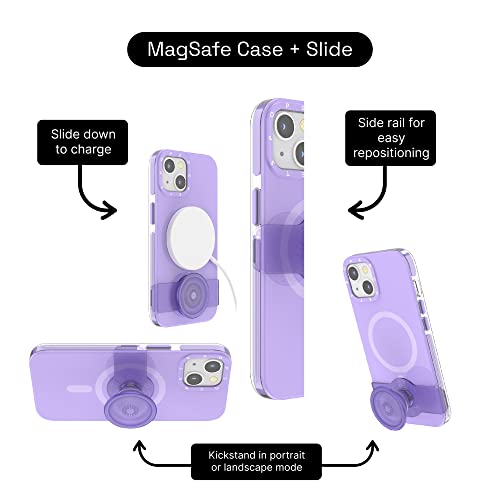 Popsockets: Iphone 13 Case With Phone Grip And Slide Compatible With Magsafe, Phone Case For Iphone 13, Wireless Charging Compatible- Violet #TOP2