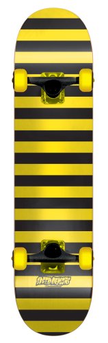 Skateboard complet Speed Demons Linus jaune 19 cm pour débutant