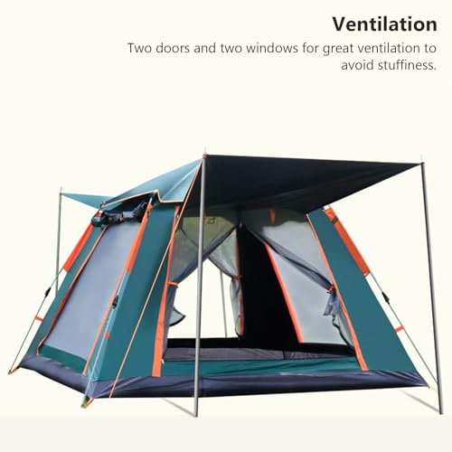 Carpa de camping automática y portátil para familia grande miniatura 5