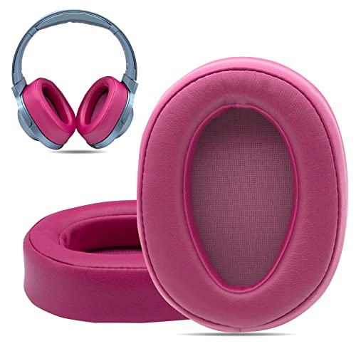 Image of Krone Kalpasmos Replacement Earpads for Sony WH-H900N h.Ear on 2&Sony MDR-100ABN Headphones,Sony Headphone Cushions Compatible with Sony 900N,Sony WH H900N earpads with Soft Foam Leather(Bordeaux Red)