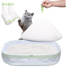 Litter Box Liners Large, Jumbo Drawstring Cat Litter Bags, Extra Thick Litter Pan Liners Heavy Duty, 36"x16",30 Count