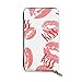 Produktbild JHGFG Red Lips Echtes Leder Geldbörse Lange Damen Geldbörse Handtasche Multi Kartenhalter Organizer Für Frauen Personalisiert