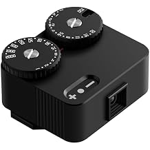TTARTISAN Light Meter II Two Dial to Adjust ISO Compatible with Cold Shoe Mount for Speed ISO Photography Black