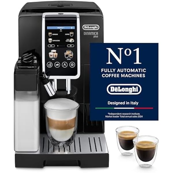 De Longhi Dinamica Plus Ekspres do Kawy Czarny 1450 WW 230 VV