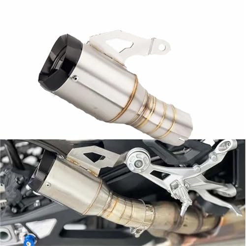 Échappement BMW S1000RR acier inoxydable argent pour modèles 2019 à 2023