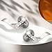 Probrico Pack of Two Dummy Door Lever for Left Hand and Right Hand Brushed Nickel Interior Door Handle Wave Style Non-Turning Door Knob Stainless Steel