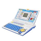 ZASCHMOY Lernlaptop für , Lernspielzeug für Jungen und Mädchen mit Alphabetübungen, Sprachenlernen und Spielmodi für Kleinkinder Im Vorschulalter
