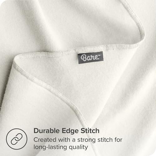 Bare Home 6 Pack Cotton Flannel Receiving Blanket Cream