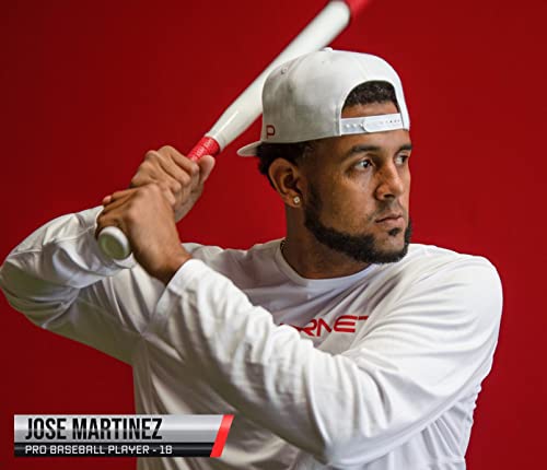 Powernet Baseball Softball Sweet Spot Bat (31" / 28 Oz) | Develop Proper Swing Technique And Hitting Location | Build Confidence At The Plate | Strengthen Batting Muscle Groups | Batting Warmup #TOP4