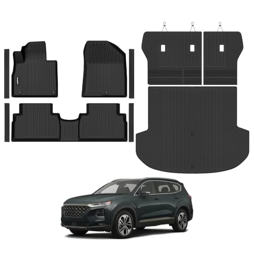 Bingoliner Floor Mats for 2019-2020 Hyundai Santa Fe (Only for 5 Seat)