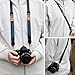 Yullmu Camera Strap Compatible for Peak Design Quick Release - Adjustable Length 198 lbs Load Capacity Quick Installation Durable 0.78 Inch Wide for DSLR Mirrorless & Travel Photography（Blue）