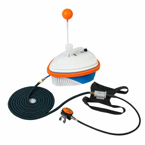 CRONDA MAX Scuba Diving Ventilator Professional Tankless Diving System,Portable Rechargeable Scuba Diving Tank, Waterproof Air Compressor, Swimming Pool Toys Diving Toys, Support 2 Divers (10 Hours)