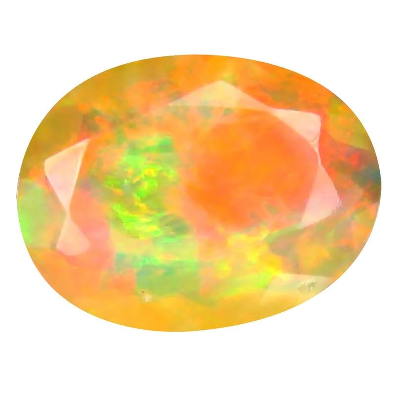 Opale éthiopienne facettée 11x8mm : finis les bijoux ternes avec cette gemme AAA - 3