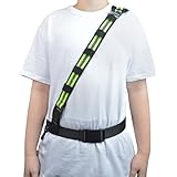 HYSHIKRA ユニバーサル調節可能なラジオショルダーストラップ、反射ストライプとラジオポーチフック付きマイクナイロンホルダー、Baofeng Kenwood Yaesu Motorola Radio用(メタルマイクホルダー付き)