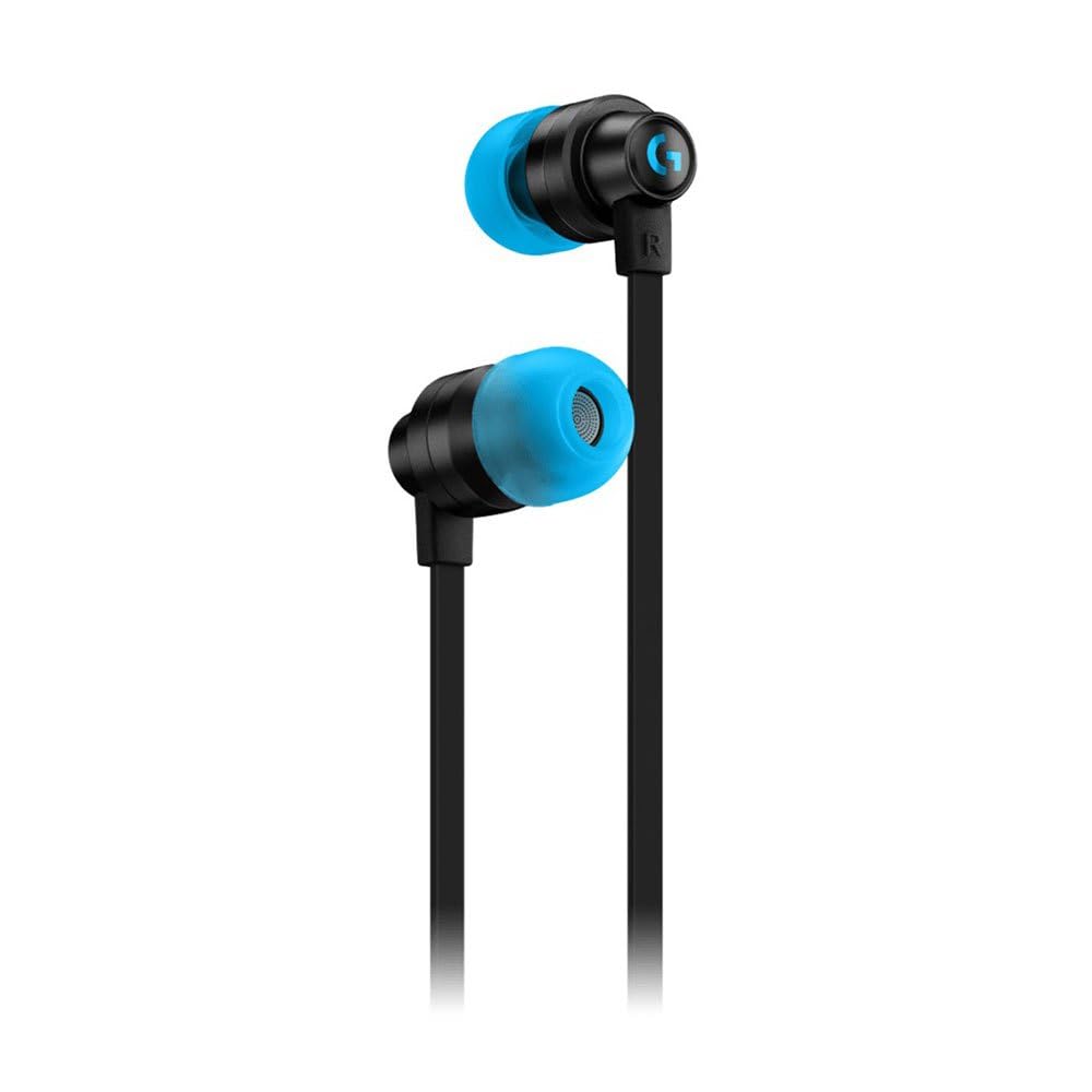 Logitech G333 Gaming Earphones With Dual Audio Drivers, In-Line Mic And Volume Control, Compatible With Pc/Ps/Xbox/Nintendo/Mobile With 3.5mm Aux Or Usb-C Port - Black