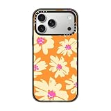 CASETiFY インパクトiPhone 17 Pro Max ケース [MagSafe対応/薄型 軽量/耐衝撃] - Summer Blossom - クリア ブラック