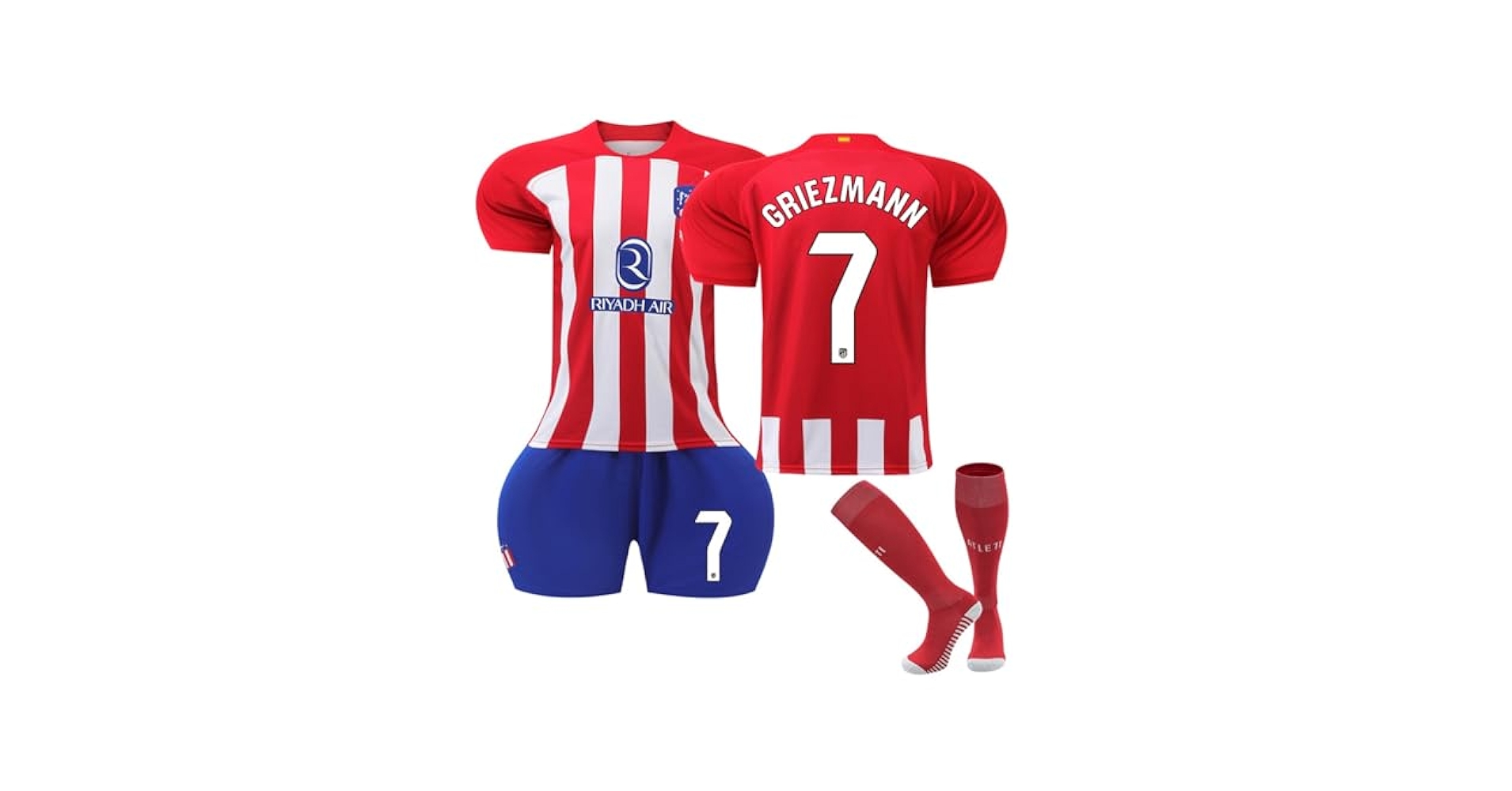 アトレティコ・マドリード GRIEZMANN 7 ユニフォーム（正規品） 新品 24-25 アトレティコ・マドリード ホーム ユニフォーム