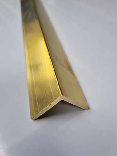 Image of 1 Pc of Brass Angle L Shaped 12.7mm x 12.7mm x 1.6mm Length : 500mm
