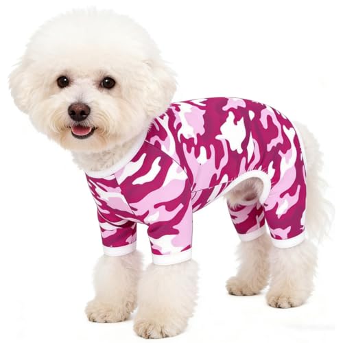 Camisa para perros, talla S, color rojo
