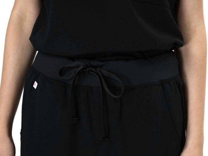 Premium Women's Drawstring Elastic Waist Jogger Scrub Pants - Image 2