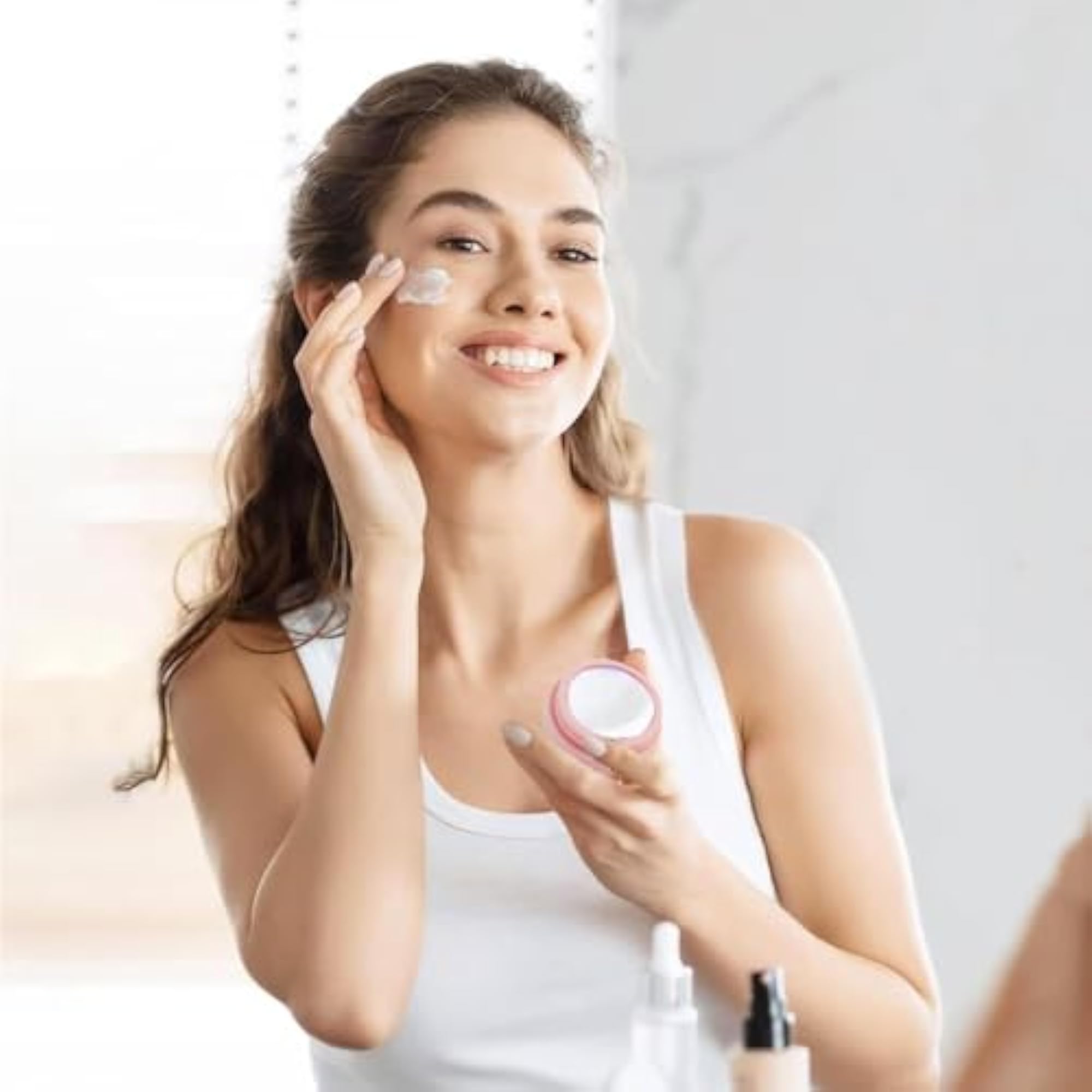 3pcs Silicone Travel Cream Jars, 20ml Leakproof Containers