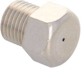 MroMax Mist Nozzle - 1/4BSPF Male Thread 1mm Orifice Diameter Stainless Steel Fine Atomizing Spray Tip 1Pcs