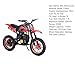 Sinuyie 49cc Gas Dirt Bike for Kids 8-12 Years Stable Powerful Dirt Bikes Reliable Disc Brake Safe 4-Stroke Engine Durable Aluminum Frame Kids Motorcycle