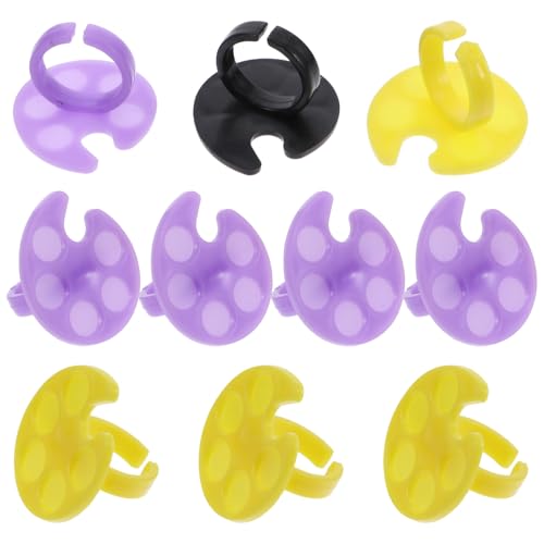 UPKOCH �l�C���A�[�g�p���b�g �w�����~�j�g���[ 10�Z�b�g �}�j�L���A�p�ڒ��ܗe�� �~�L�V���O�p���b�g �l�C���P�A�p ���e �����_���J���[