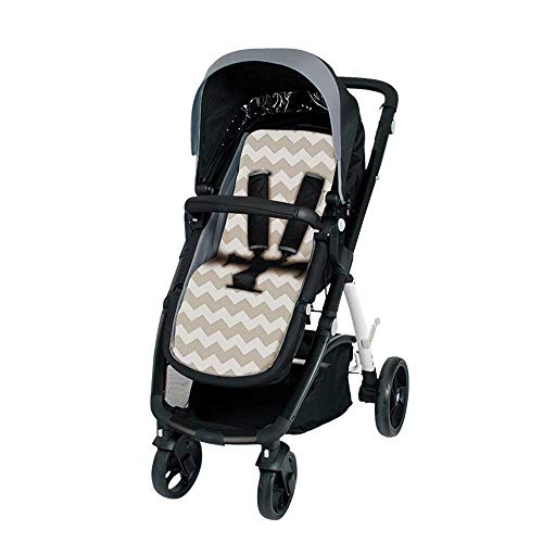 Almofada Para Carrinho Comfi Cush, Clingo, Preto/ Cinza/Bege, Tamanho Único