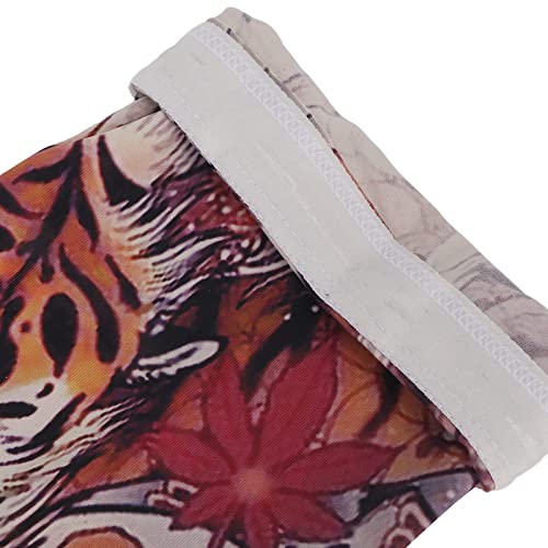 Uxsiya Manga de saída de tatuagem, mangas de braço com proteção solar estampa de dragão rápida dissi